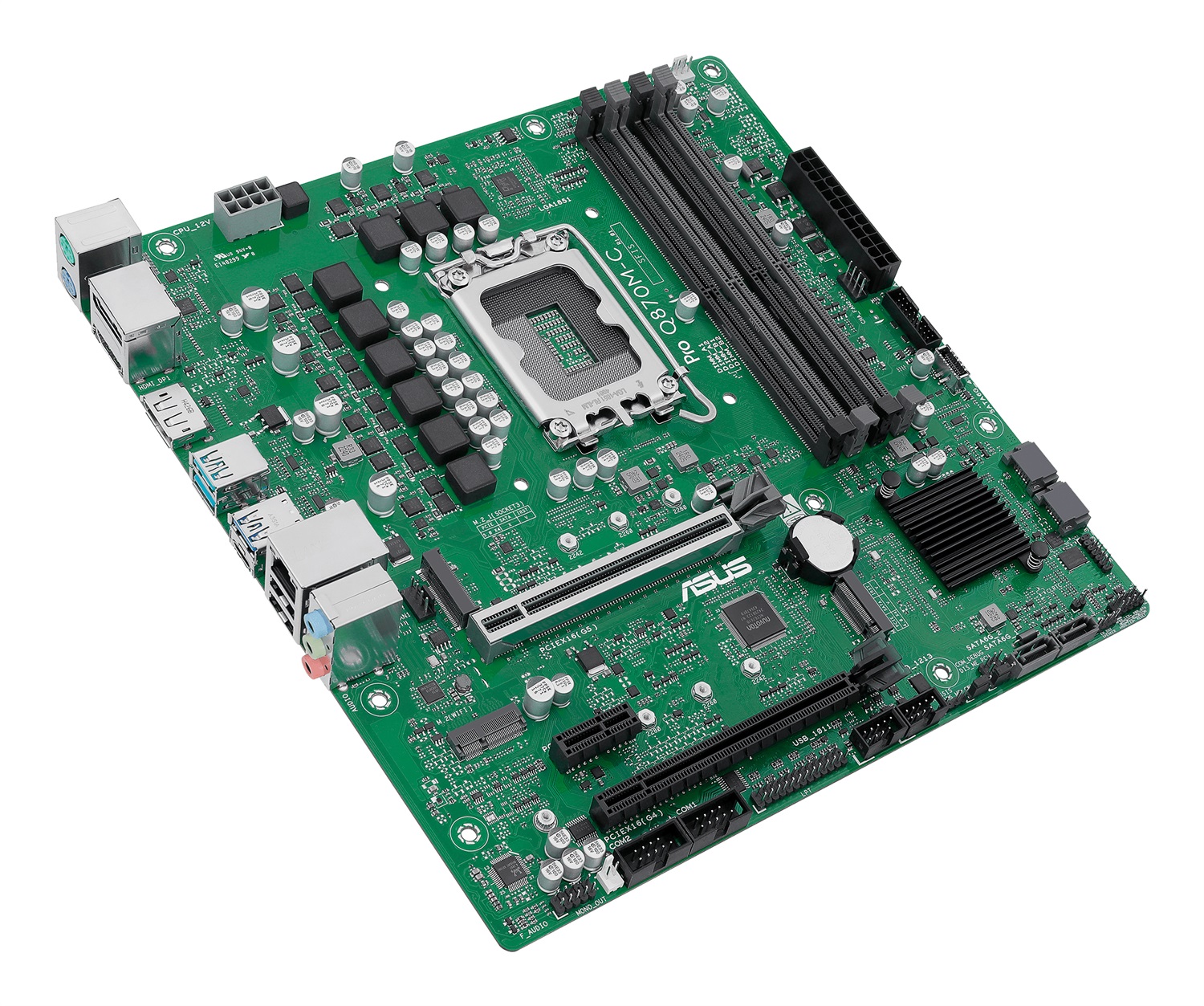 ASUS PRO Q870M-C-CSM Scheda Madre Micro-ATX LGA 1851 con DDR5, PCIe 5.0, Doppia DisplayPort e HDMI