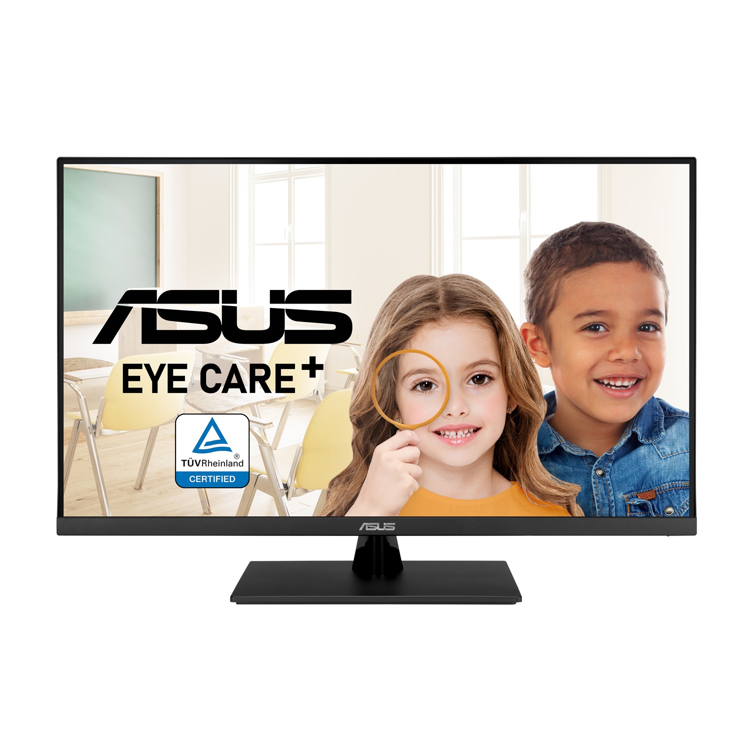 ASUS VP327Q Eye Care Monitor 4K UHD da 31,5 Pollici (80 cm) 3840 x 2160 Pixel, 60 Hz, 4ms, Flicker Free, Filtro Luce Blu, Montabile a Parete, Nero