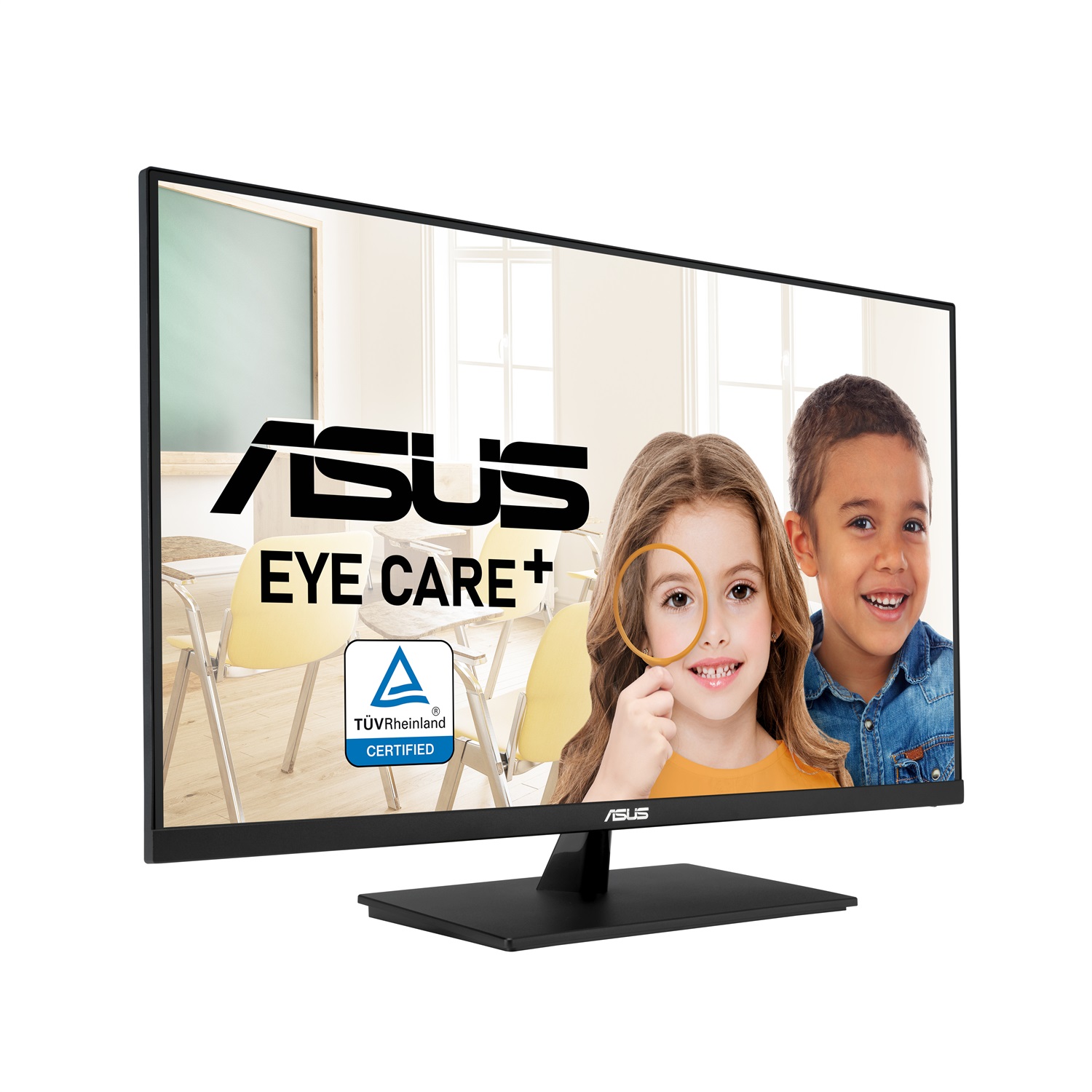 ASUS VP327Q Eye Care Monitor 4K UHD da 31,5 Pollici (80 cm) 3840 x 2160 Pixel, 60 Hz, 4ms, Flicker Free, Filtro Luce Blu, Montabile a Parete, Nero