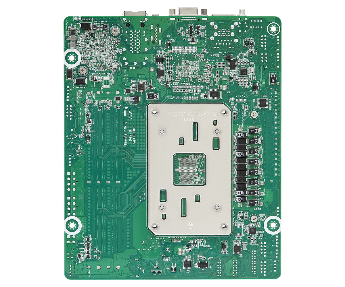 ASRock Rack AM5D4ID-2T/BCM Scheda Madre Deep Mini-ITX Socket AM5 KNOLL3 X300 con Dual 10G LAN e supporto per AMD Ryzen 7000