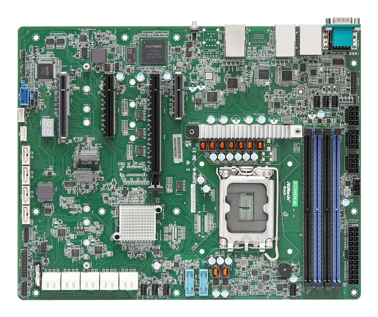 Asrock EC266D4-4L Scheda Madre ATX Intel C266 LGA 1700 DDR5, Compatibile con Intel Pentium Gold e Xeon, Max 32GB RAM