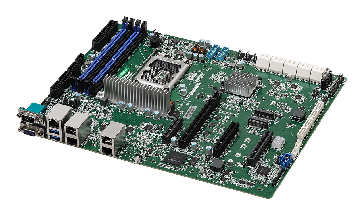 Asrock EC266D4-4L Scheda Madre ATX Intel C266 LGA 1700 DDR5, Compatibile con Intel Pentium Gold e Xeon, Max 32GB RAM
