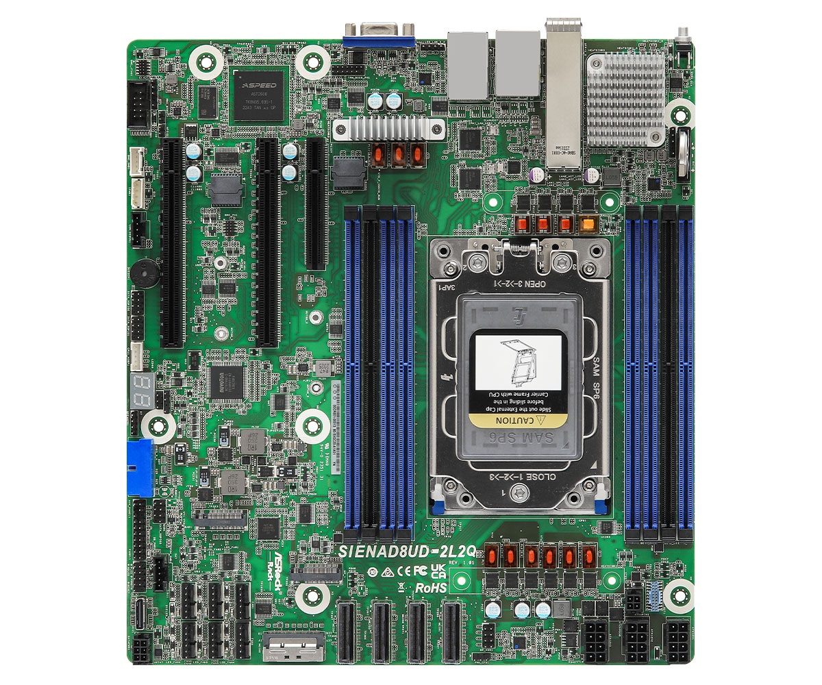 Asrock SIENAD8UD-2L2Q Scheda Madre Micro ATX Socket SP6