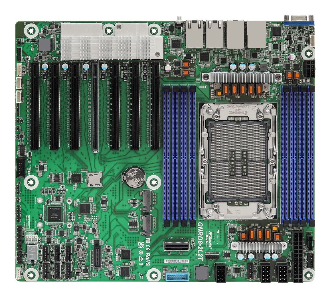 Asrock GNRD8-2L2T Scheda Madre LGA 4710, Compatibile con Intel Xeon, Supporta DDR5 fino a 128GB
