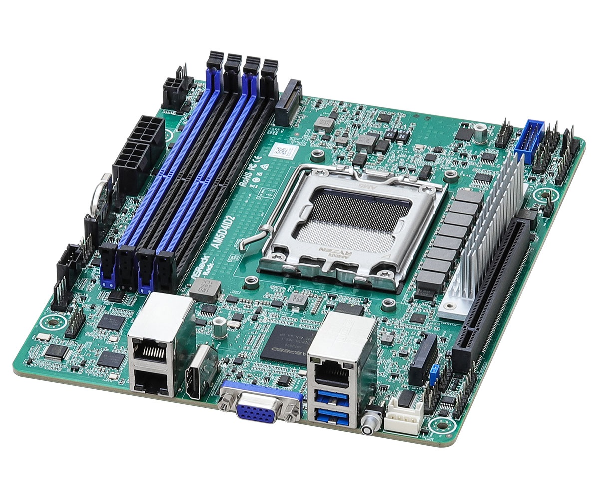 ASRock AM5D4ID2 Scheda Madre Mini-ITX Socket AM5 per Processori AMD Ryzen Zen 4