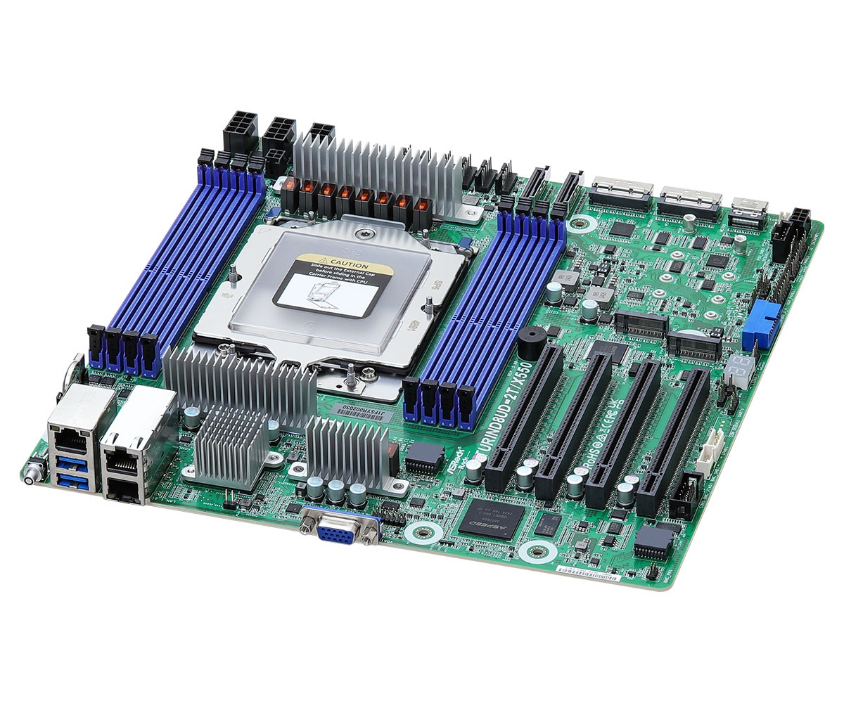 Asrock TURIND8UD-2T/X550 Scheda Madre Micro-ATX Socket SP5 per Processori AMD EPYC 9004 con Supporto fino a 256 GB di RAM