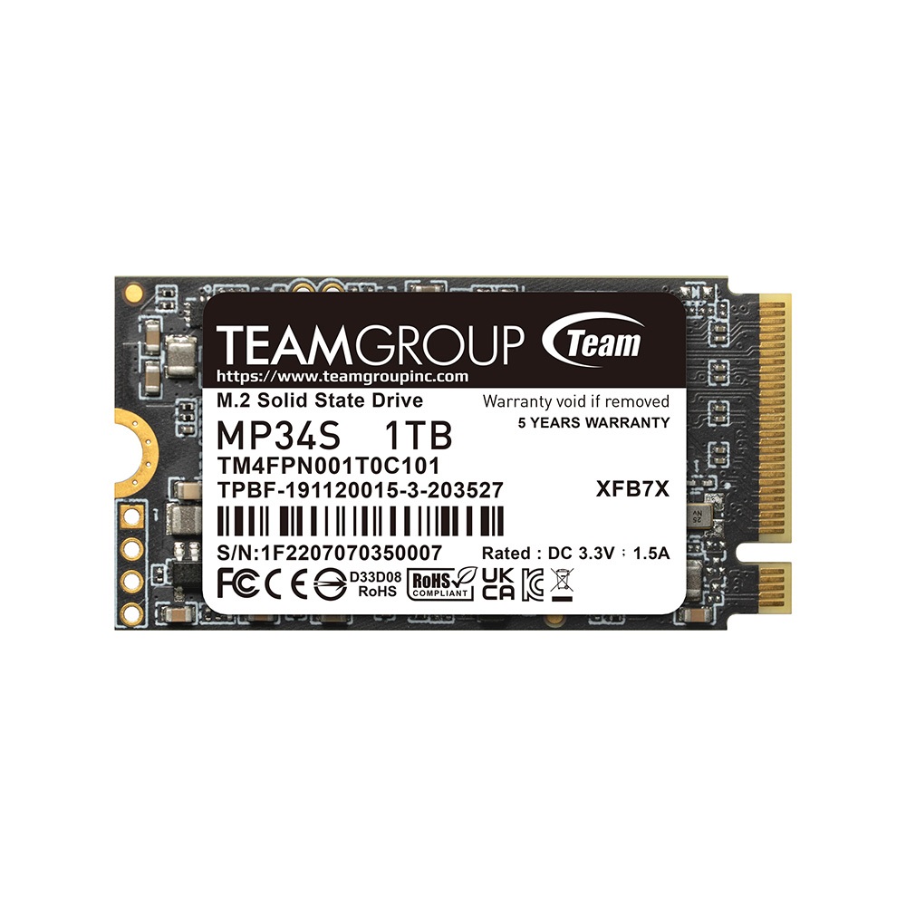 Team Group MP44S 2 TB SSD PCIe 4.0 NVMe M.2 2230 - Alta Capacità e Compatibilità