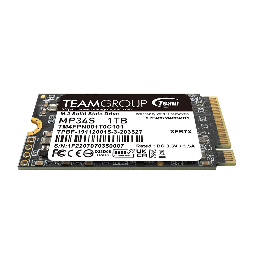 Team Group MP44S 2 TB SSD PCIe 4.0 NVMe M.2 2230 - Alta Capacità e Compatibilità