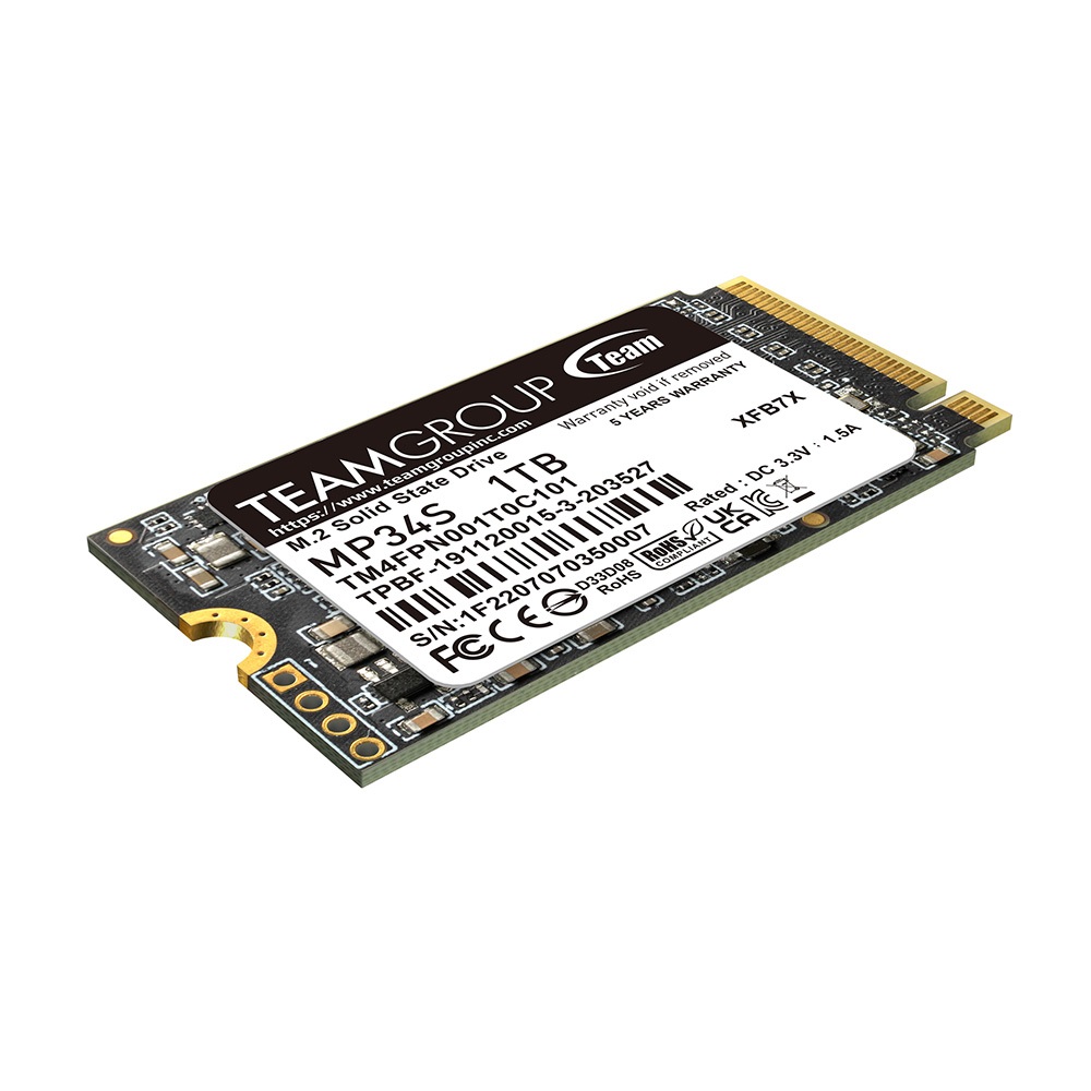 Team Group MP44S 2 TB SSD PCIe 4.0 NVMe M.2 2230 - Alta Capacità e Compatibilità