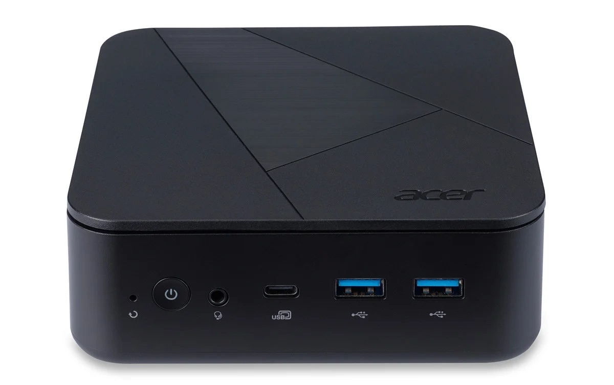 Acer Veriton N1502G-12N0U Mini PC Nero con Intel® N N100, 0 GB DDR4-SDRAM, 0 GB SSD, Wi-Fi 6 e Bluetooth