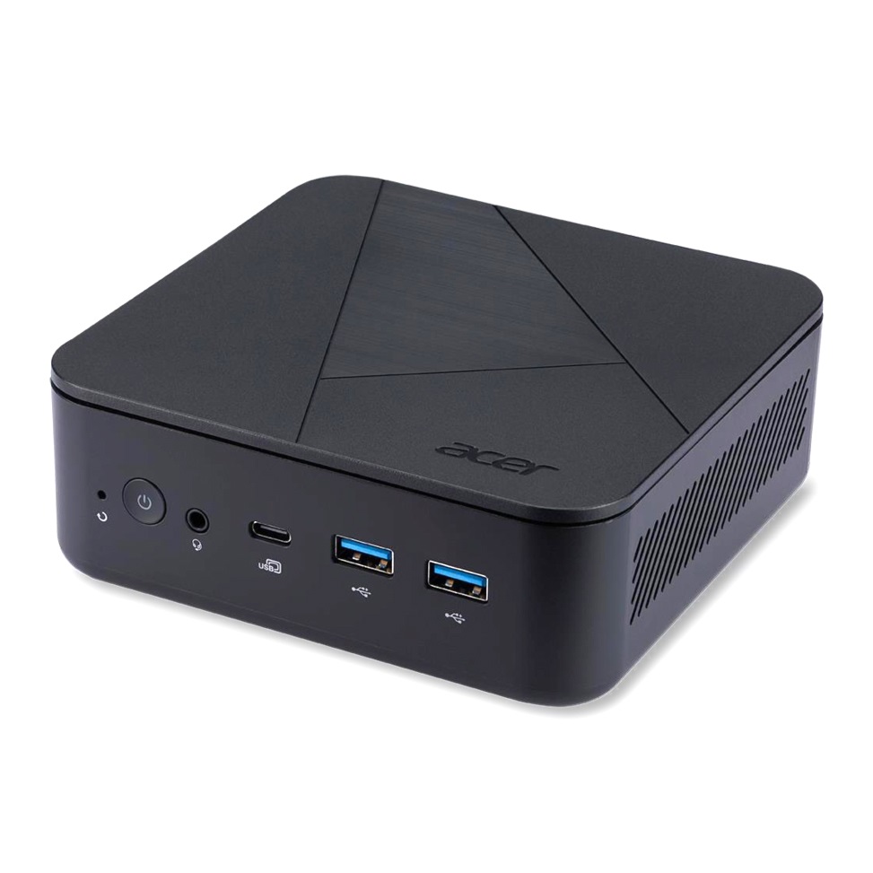 Acer Veriton N1502G-12N0U Mini PC Nero con Intel® N N100, 0 GB DDR4-SDRAM, 0 GB SSD, Wi-Fi 6 e Bluetooth