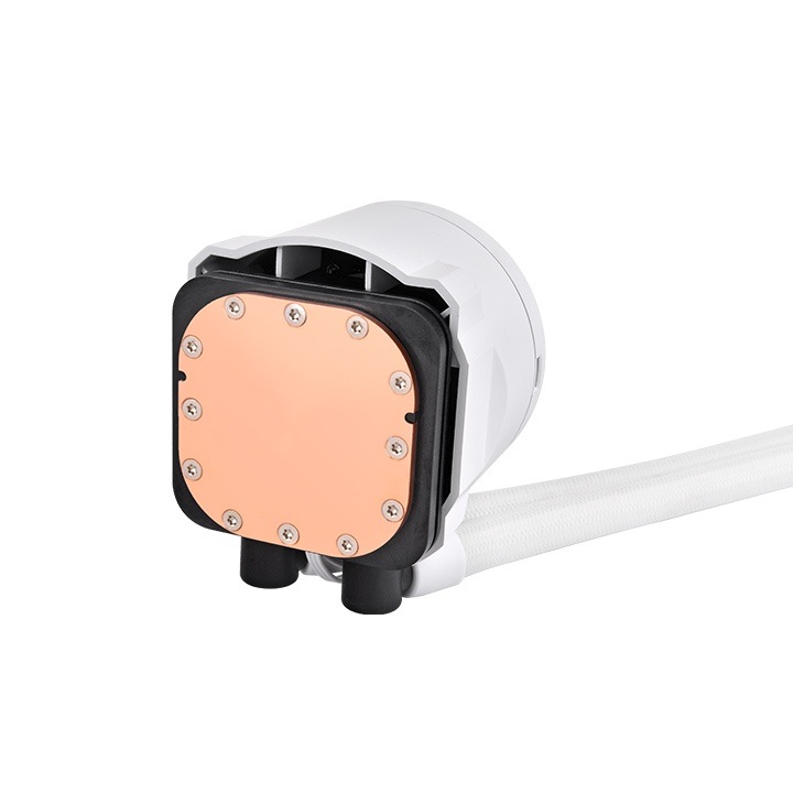 Thermaltake TH280 V2 Ultra ARGB Sync CPU Liquid Cooler Snow Edition - Kit di raffreddamento a liquido Bianco con Display LCD personalizzabile