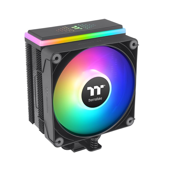 Thermaltake ASTRIA 200 Raffreddatore d'aria 12 cm ARGB Nero - Compatibile con CPU Intel LGA 1700 e AMD AM5
