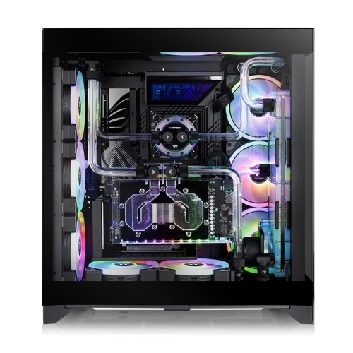 Thermaltake CTE E600 MX Midi Tower Nero - ATX/EATX/micro ATX/Mini-ITX, Vetro Temperato, 3 Ventole 140mm