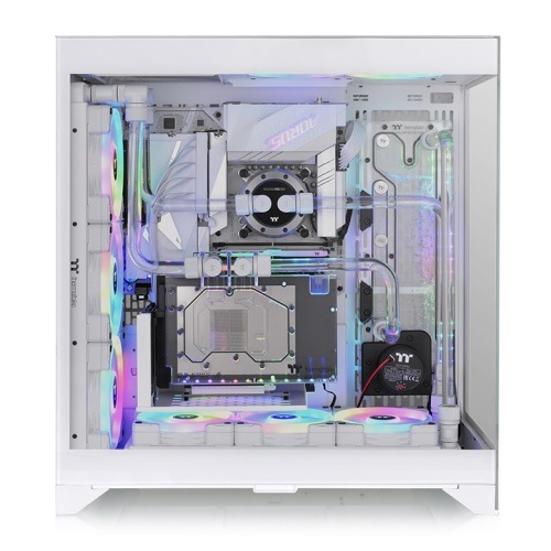 Thermaltake CTE E600 MX Midi Tower Bianco - Compatibile con ATX, EATX, micro ATX, Mini-ITX, Vetro Temperato, 3 Ventole 140mm