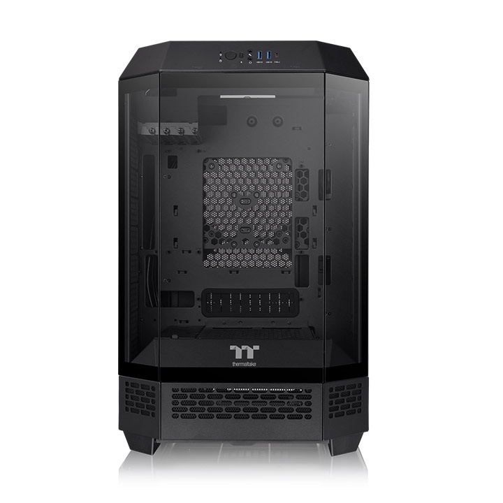 Thermaltake The Tower 300 Micro Tower Nero - Case PC Micro ATX/Mini-ITX con Vetro Temperato e Supporto Ventole 120/140 mm