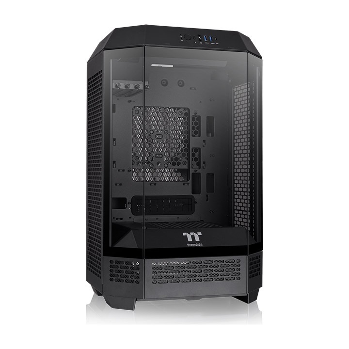 Thermaltake The Tower 300 Micro Tower Nero - Case PC Micro ATX/Mini-ITX con Vetro Temperato e Supporto Ventole 120/140 mm