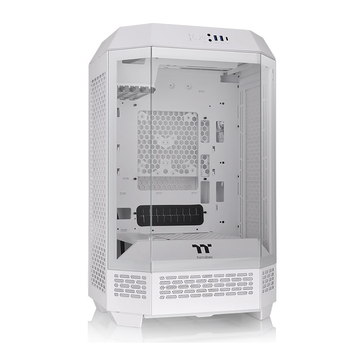 Thermaltake The Tower 300 Snow White Micro Tower - Case PC Bianco con supporto per radiatori fino a 420 mm e compatibilità micro ATX/Mini-ITX