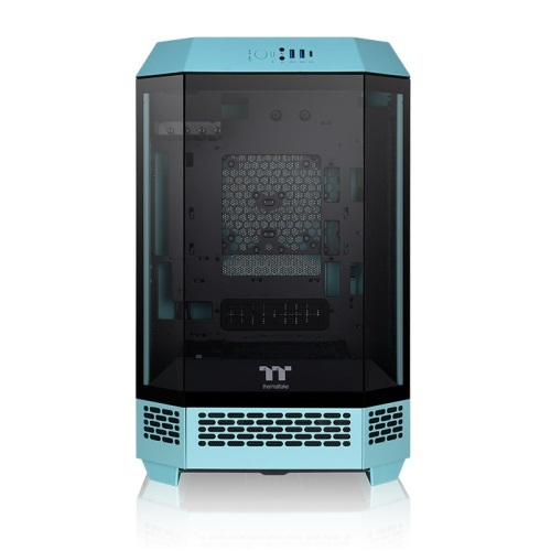 Thermaltake The Tower 300 Micro Tower Turquoise con Vetro Temperato - Compatibile Mini-ITX e Micro-ATX