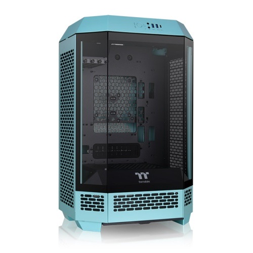 Thermaltake The Tower 300 Micro Tower Turquoise con Vetro Temperato - Compatibile Mini-ITX e Micro-ATX