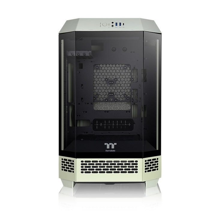 Thermaltake 300 Matcha Green Micro Tower Chassis - Supporto Mini ITX e Micro ATX, Colore Verde