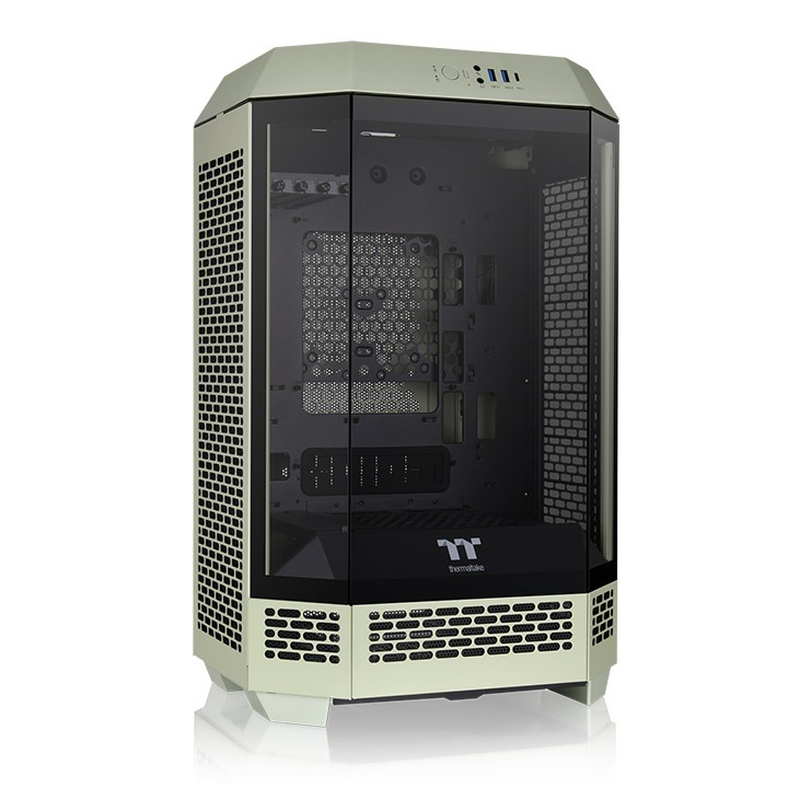 Thermaltake 300 Matcha Green Micro Tower Chassis - Supporto Mini ITX e Micro ATX, Colore Verde