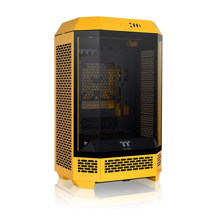 Thermaltake 300 Bumblebee Micro Tower Giallo - Case PC Micro ATX con supporto per ventole e radiatori