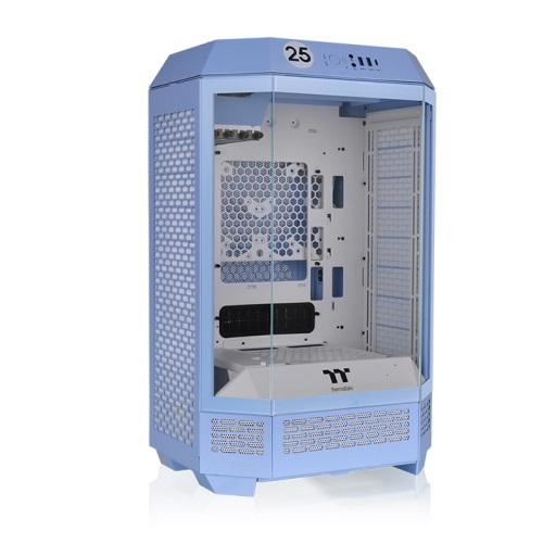 Thermaltake The Tower 300 Micro Tower - Edizione Limitata Blu Ortensia, Design Verticale, Supporto Mini-ITX e Micro-ATX