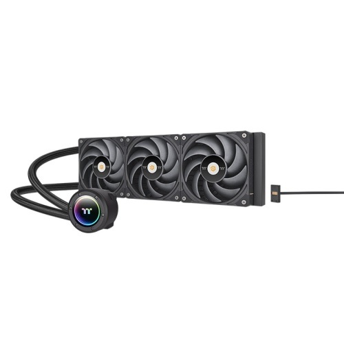 Thermaltake CL-W400-PL12BL-A Raffreddatore di Liquidi All-in-One 12 cm Nero con Flusso d'Aria Massimo di 70,8 pdc/min