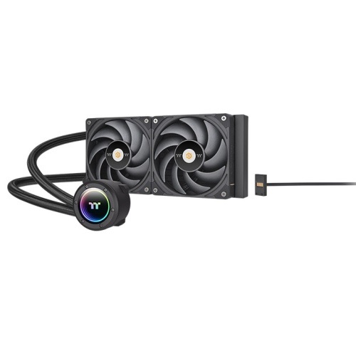 Thermaltake CL-W418-PL00BL-A Raffreddatore di liquidi tutto in uno 12 cm Nero con flusso d'aria massimo di 70,8 pdc/min