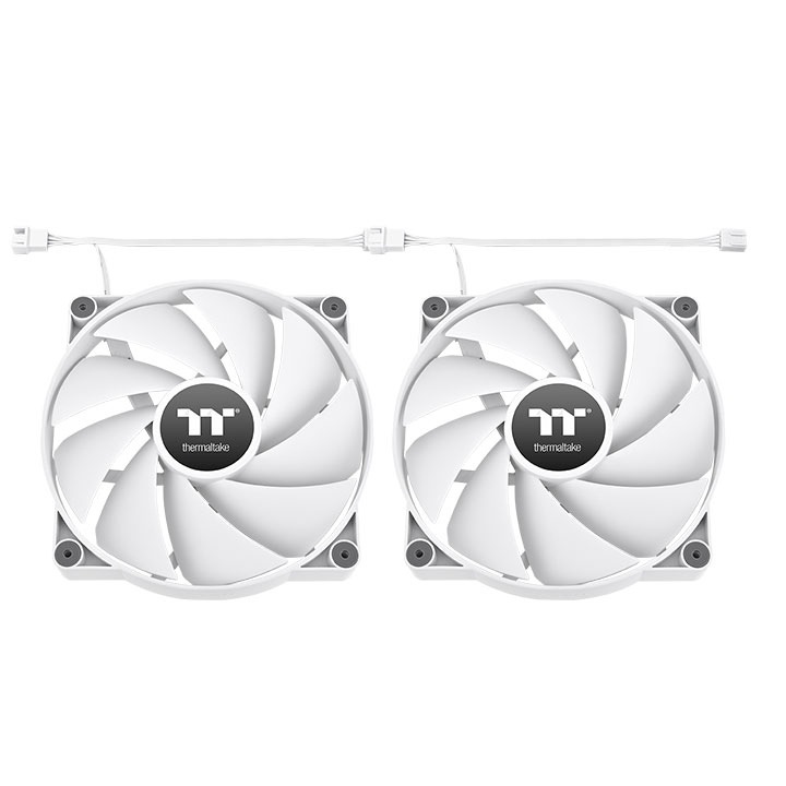 Thermaltake CT200 Ventola PC PWM Bianco 900 RPM con Design Ottimizzato