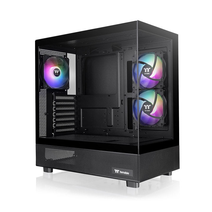Thermaltake View 270 Plus TG ARGB Midi Tower Nero - Pannelli in Vetro Temperato, Supporto Radiatore fino a 360 mm, Compatibile con ATX, EATX, micro ATX, Mini-ITX
