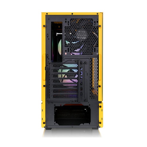 Thermaltake Ceres 350 MX Bumblebee Midi Tower - Case PC ATX, E-ATX, micro ATX, Mini-ITX, Ventola 140 mm, Colore Giallo
