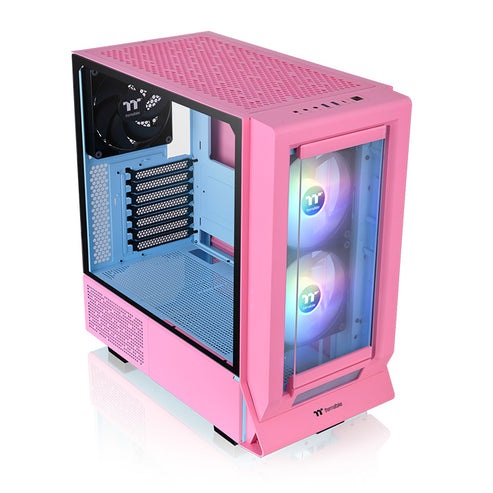 Thermaltake Ceres 350 MX Midi Tower Rosa - Case con Pannelli Intercambiabili e Ventole da 140 mm
