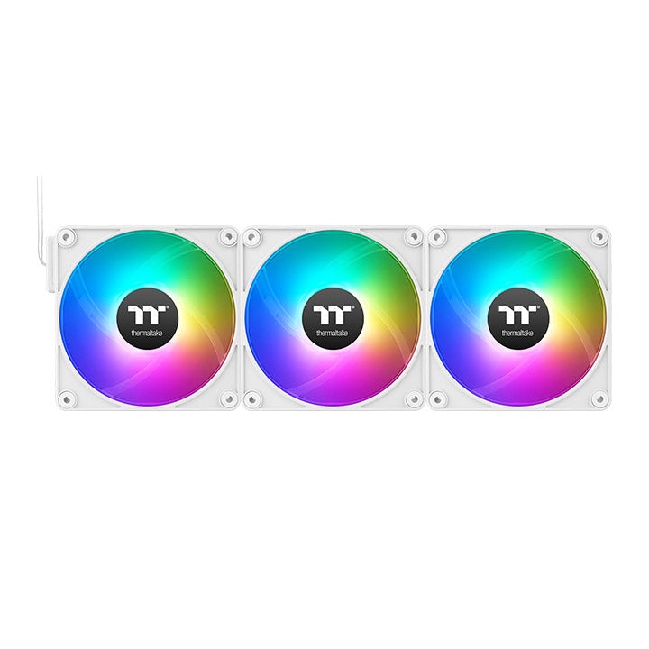 Thermaltake CT120 EX ARGB Sync Ventilatore per Case 120 mm Bianco - Set da 3 Pezzi