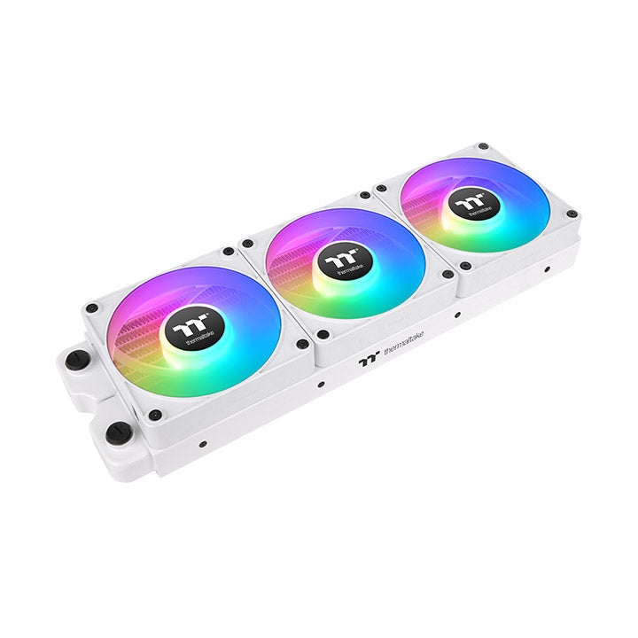 Thermaltake CL-F191-PL14SW-A Ventilatore di Raffreddamento 14 cm Bianco con LED RGB - Confezione da 3 pz