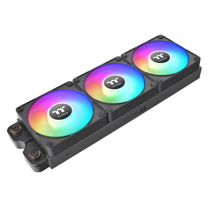 Thermaltake CT140 EX Reverse ARGB - Ventilatore per computer 14 cm, 3 pz, con pale invertite e illuminazione RGB
