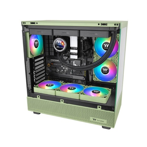 Thermaltake CT120 ARGB - Ventilatore Case 12cm Grigio con Illuminazione ARGB, 2 Fan Pack