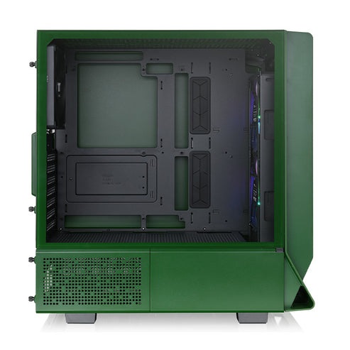 Thermaltake Ceres 350 MX Midi Tower Verde - Case PC con Ventole RGB, Compatibile ATX e E-ATX
