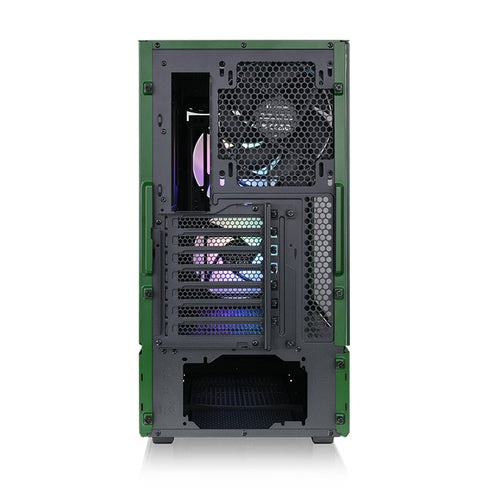 Thermaltake Ceres 350 MX Midi Tower Verde - Case PC con Ventole RGB, Compatibile ATX e E-ATX