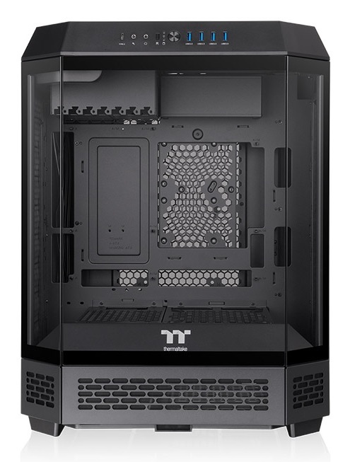 Thermaltake The Tower 600 Midi Tower Nero - ATX, micro ATX, Mini-ITX, Vetro Temperato, Design Verticale