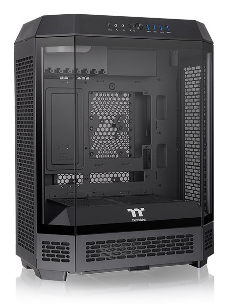 Thermaltake The Tower 600 Midi Tower Nero - ATX, micro ATX, Mini-ITX, Vetro Temperato, Design Verticale