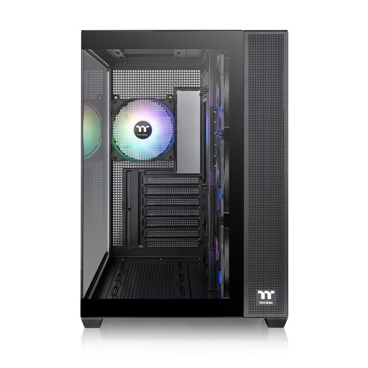 Thermaltake View 380 TG ARGB Midi Tower Nero - Case PC con Vetro Temperato, Compatibile con Mini ITX, Micro ATX e ATX