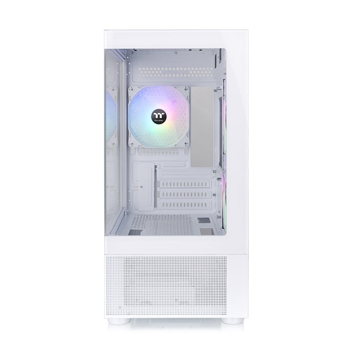 Thermaltake View 170 TG ARGB Snow Micro Tower Bianco - Compatibile con Micro-ATX e Mini-ITX, Vetro Temperato