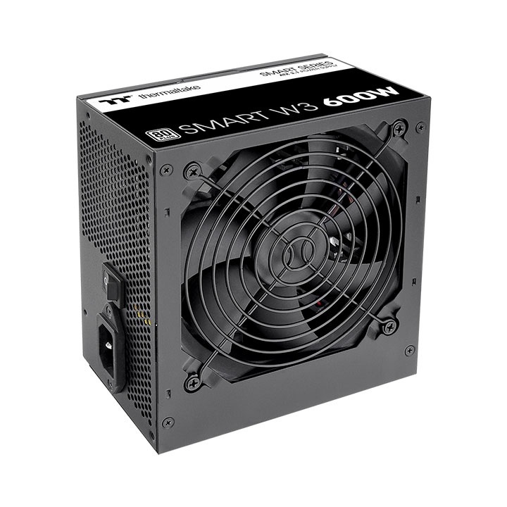 Thermaltake Smart W3 Alimentatore 600W ATX 3.1 80Plus White con Ventola Silenziosa da 120 mm
