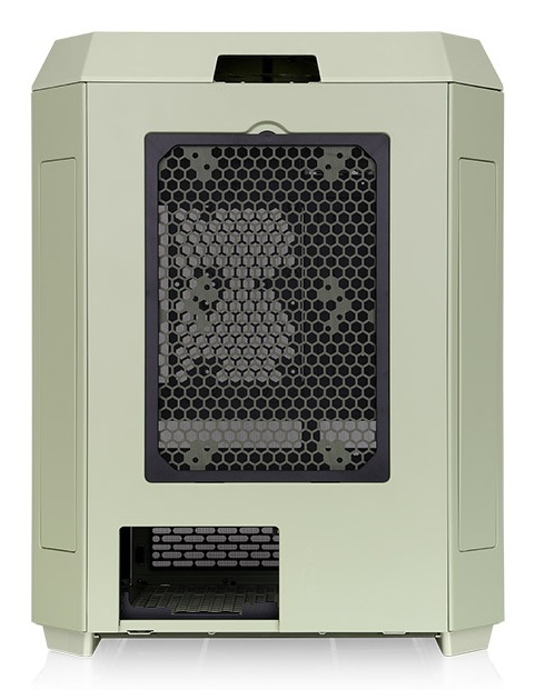 Thermaltake The Tower 600 - Case Midi Tower Verde chiaro con design ottagonale e connettori nascosti