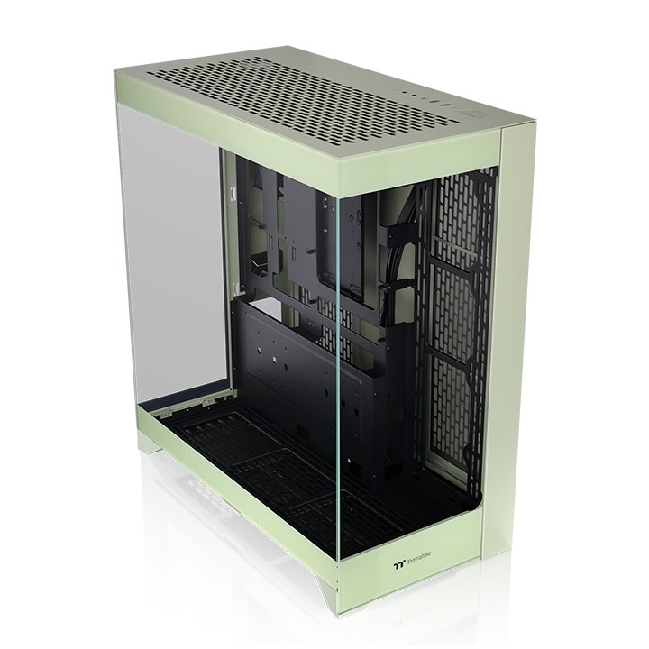 Thermaltake CTE E550 TG Midi Tower Verde Chiaro con 3 Pannelli in Vetro Temperato