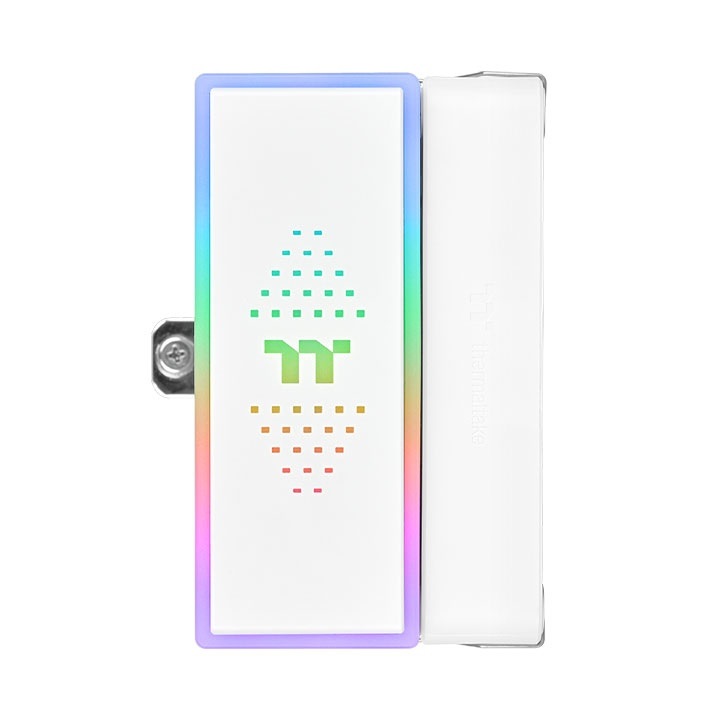 Thermaltake ASTRIA 200 Raffreddatore d'aria 12 cm Bianco ARGB con design sottile