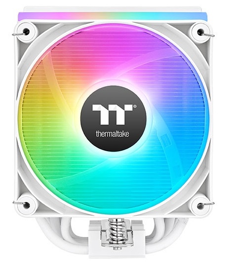 Thermaltake ASTRIA 400 ARGB Raffreddatore d'aria 12 cm Bianco con Effetti ARGB e Design Sottile