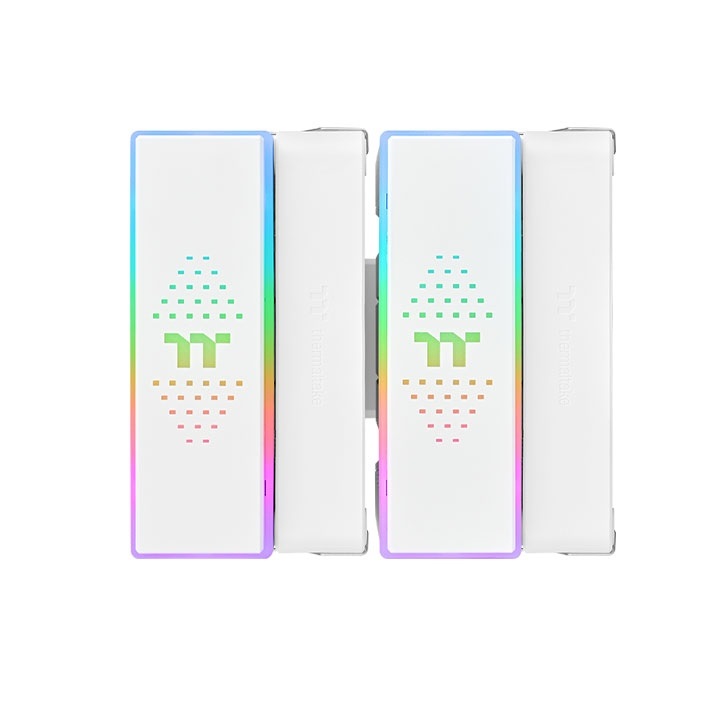 Thermaltake ASTRIA 600 ARGB Raffreddatore d'aria 12 cm Bianco con effetti ARGB e design sottile